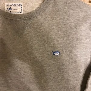 Southern Tide Sweaters - Southern Tide Upper Deck Crewneck (Large, Gray) Southern Tide Sweaters - Southern Tide Upper Deck Crewneck (Large, Gray)